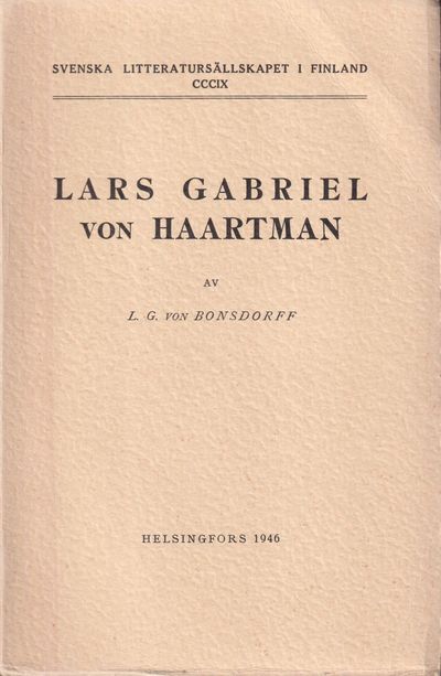 Lars Gabriel von Haartman intill 1827.