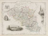 Belgium - with Vignettes of Antwerp Cathedral, Monuments on the Plains of Waterloo and the Altar...