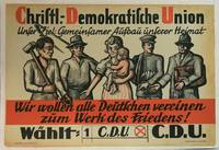 Christian Democratic Union Election Poster