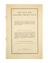 The Issue for Nineteen Twenty Four