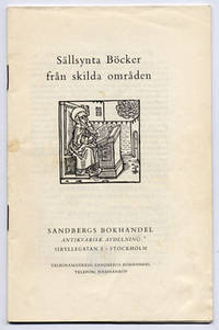 Sandbergs bokhandel. Antikvarisk avdelning.…