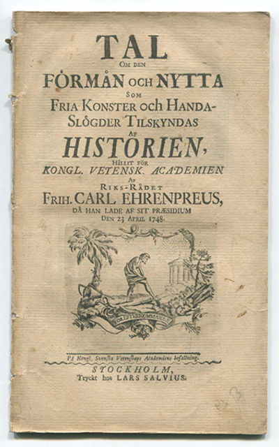 Tal om den förmån och nytta som fria konster och…