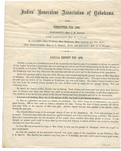 Annual Report for 1879
