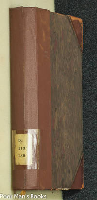 LETTRES INÉDITES DE NAPOLÉON 1ER (AN VIII - 1815) Vol I by Lecestre Léon - Hardcover - 1897 - from poor mans books (SKU: 34191)