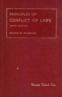 image of Principles of conflict of laws
