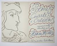 PoÃ¨mes by [MATISSE, Henri (1869-1954), illustrator] Charles, Duke of OrlÃ©ans (1394-1465) - 1950