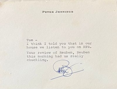 Typed Letter Signed