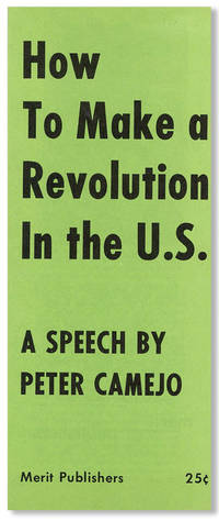 How To Make A Revolution In The U S A Speech By Peter