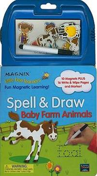 Little Bee Learners: Spell & Draw - Baby Farm Animals (Magnix Little Bee Learners: Spell & Draw)
