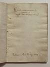 [MANUSCRIPT FAIR-COPY OF A FORGOTTEN 16TH CENTURY ITALIAN "CROSS-DRESSING" PLAY]. Comedia nuova intitulata la Cognata di Nicolo Tani dal borgo San Sepolcro