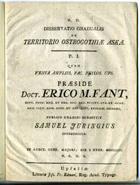 Dissertatio gradualis de territorio Ostrogothiæ…