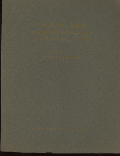 Ole Olsen. Biografiske meddelelser 4. juli 1850 -…
