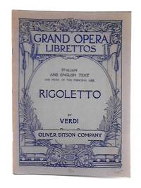 Rigoletto; Opera in Three Acts