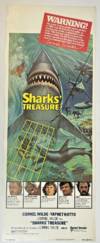 SHARKS' TREASURE" ORIGINAL MOVIE THEATRE INSERT