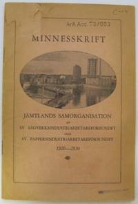 Minnesskrift Jämtlands samorganisation 1920-1930.