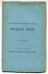 [Offprint]: Botanical Notes