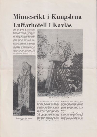 Minnesrikt i Kungslena. Luffarhotell i Kavlås [=…