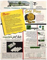 1960s Leaflet Advertising Prophylactics and Novelty Gifts