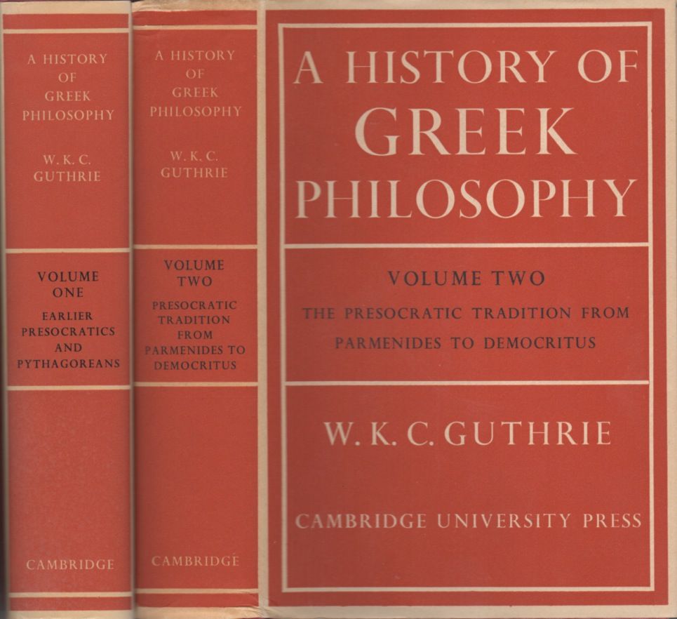 A History Of Greek Philosophy : by Guthrie, W.K. (editor) - 826193453.0.x