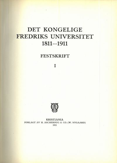 Festskrift I-II. (photo 2)