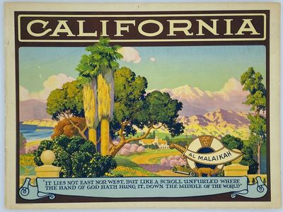 California Welcomes You: The Official Souvenir Book of Al Malaikah Temple A.A.O.M.S. 1923 Imperial Council Meeting Pilgrimage to Washington D.C. June 4th to 8th