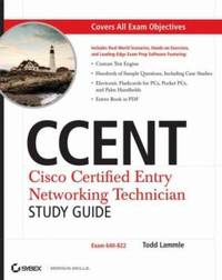 CCENT Cisco Certified Entry Networking Technician : Exam 640-822