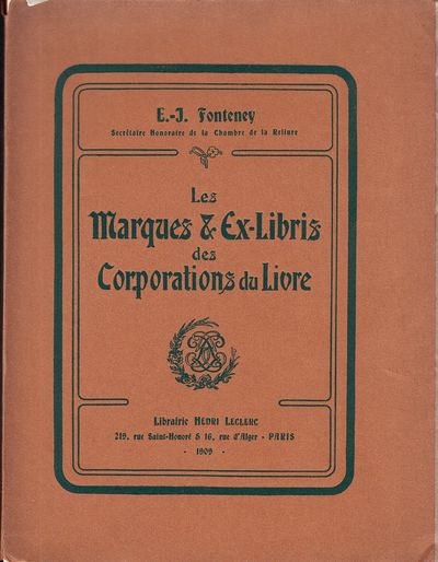Les Marques & Ex-Libris des Corporations du Livre.