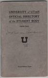 University of Utah Official Directory of the Student Body 1930-1931