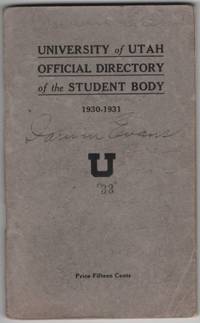 University of Utah Official Directory of the Student Body 1930-1931