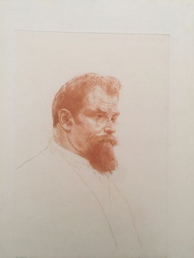 DER MALER UND BILDBAUER MAX KLINGER, PORTRAIT OF MAX KLINGER (AT AGE 45)