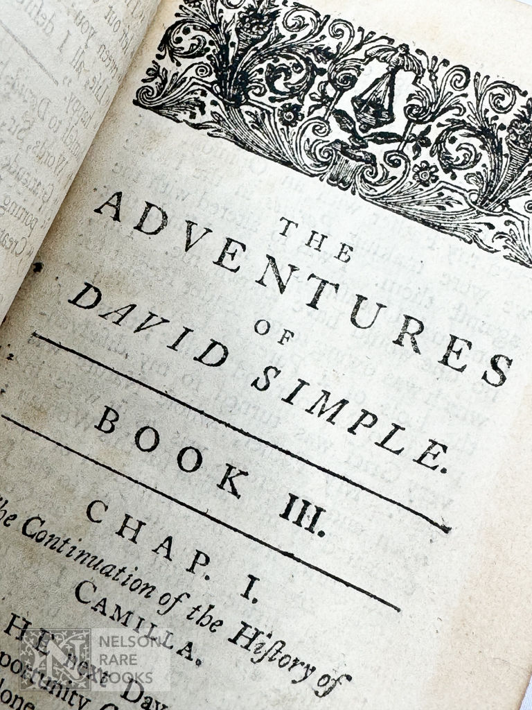 The Adventures of David Simple: Containing an Acco