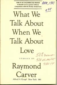 WHAT WE TALK ABOUT WHEN WE TALK ABOUT LOVE