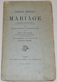 cover of Plaisant contract de mariage passé nouvellement à Aubervilliers le 35 février mil trois cent trente trois entre Nicolas Grand-Jean et Guillemette Ventrue. Ensuite le festin dudict mariage apresté à la pleine de Long-Boyau le 3 mars ensuivant, avec l'inventaire des biens de feu Taupin-Ventru.