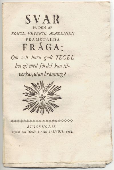 Svar på den af kongl. Vetensk. academien…