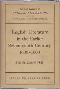 ENGLISH LITERATURE IN THE EARLIER SEVENTEENTH CENTURY 1600-1660