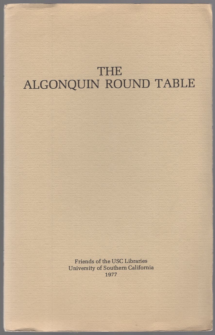 The Algonquin Round Table. University of Southern