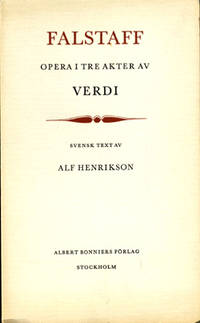 Falstaff. Opera i tre akter. Av Arrigo Boito…