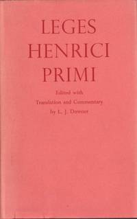 Leges Henrici Primi.