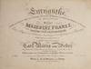 Euryanthe. Grosse romantische Oper in 3 Aufzügen. Dichtung von Helmine von Chezy, geb: Freyinn von Klencke. In Musik gesetzt und Seiner Majestät Franz I. Kaiser von Oesterreic,h König von Ungarn und Böhmen, der Lombardey und Venedig, Galizien und Lodomerien; Erzherzog von Oesterreich .&. &. &. in tiefster Ehrfurcht zugeeignet von Carl Maria von Weber, Königl. sächsischen Hofkapellmeister und Direktor der Königl. deutschen Oper &. &. Vollständiger vom Componisten verfertigter Clavier-Auszug. ... Eigenthum der Verleger. ... Preis f 10_ Conv. M. [Piano-vocal score]