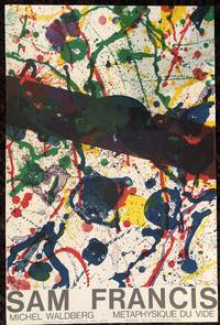 SAM FRANCIS, Michel Waldberg- Metaphysique Du Vide. 1986. (Original Poster) by Francis, Sam (1923-1994) - 1986