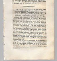 A Discourse Concerning The Influence Of America On The Mind Being The Annual Oration Delivered...