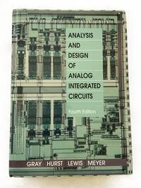 2001 HC Analysis and Design of Analog Integrated Circuits by Gray, Paul R