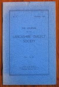 The Journal of the Lancashire Dialect Society No 5 December 1955