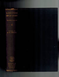 A Discourse Upon Usury By Way of Dialogue and Orations, for the Better Variety and More Delight of All Those That Shall Read This Treatise (1572) de Wilson, Thomas; with an Historical Introduction By R. H. Tawney - 1925