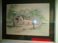 FARM LABOURERS HOUSES, SWELLENDAM by C. J ROUX - from BOOKLOVERS PARADISE (SKU: 11823)