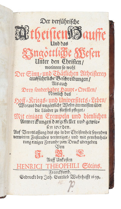 Der verführische Atheisten Hauffe Und das Ungöttliche Wesen Unter den Christen (photo 2)