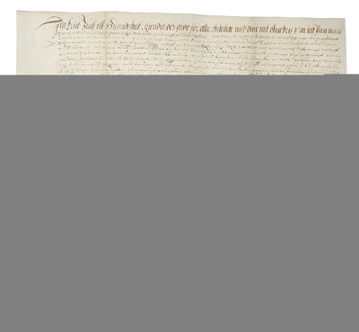 Original handwritten deed related to Hundsbæk…