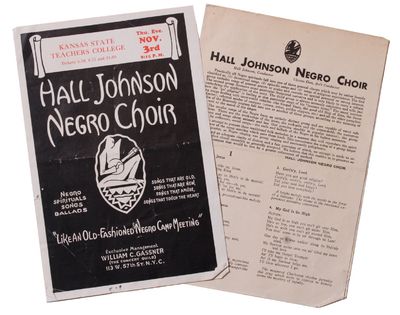 New York: Victor Records, 1932. Very good -. Two bifolia, printed all four sides, one 9” x 6” an...