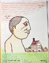 ORIGINAL SIGNED COLOR DRAWING: COAL MINER JACK