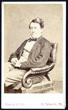 Carte-de-visite photograph portrait ca. 1860 by Edwards & Bult